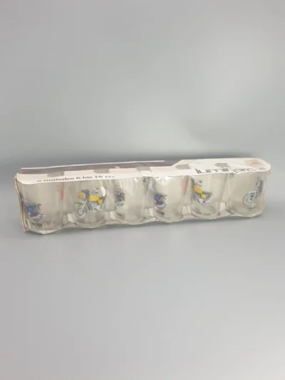 Glass & Ceramic - Vintage limonade glasses motorcycle images Luminarc Glass Amp Ceramic Vintage Limonade Glasses Motorcycle Images Luminarc 1