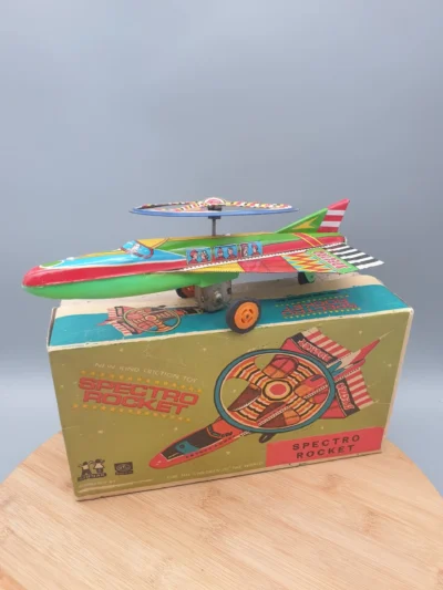 Old Toys - Space Rotorblade "SPECTRO ROCKET 1960 Old Toys Space Rotorblade SPECTRO ROCKET 1960 1