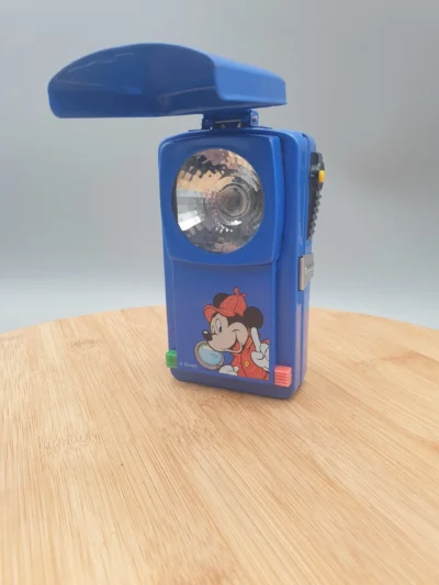 Old Toys - Walt Disney signal portable flashlight Old Toys Walt Disney Signal Portable Flashlight 1